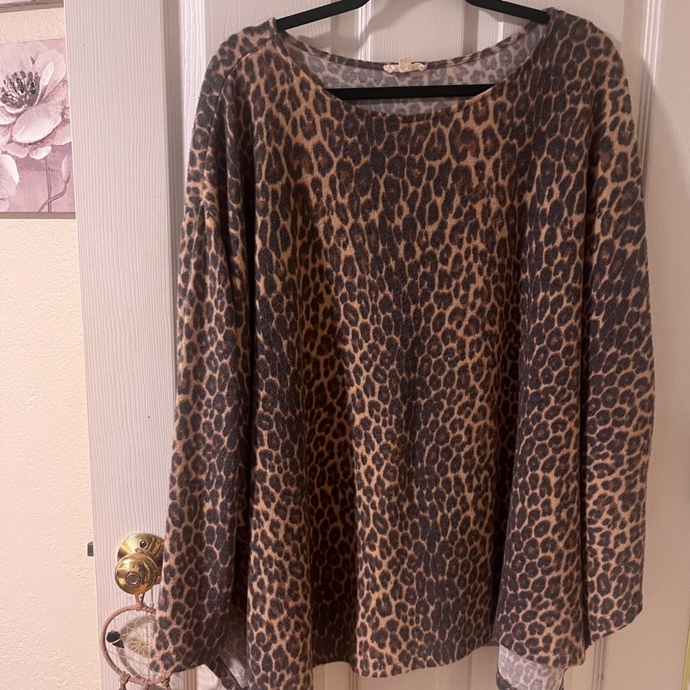 Leopard Print Women's Top
